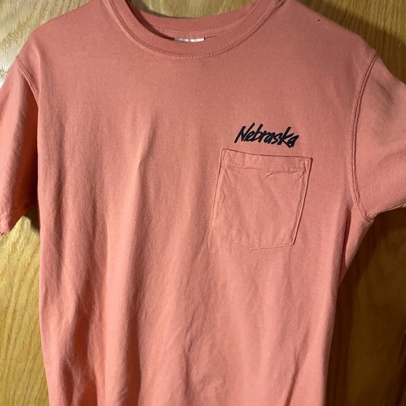 Comfort Colors Tops - Small Peach Colored Nebraska T-Shirt